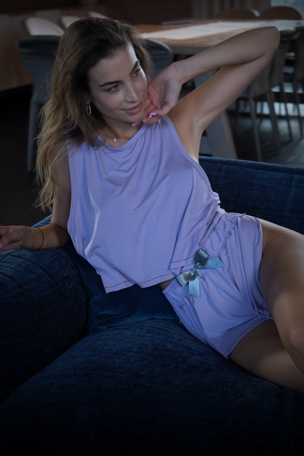 Bambusový Crop Top a Kraťasky Butterfly | Loreen Label – Obrázok 4