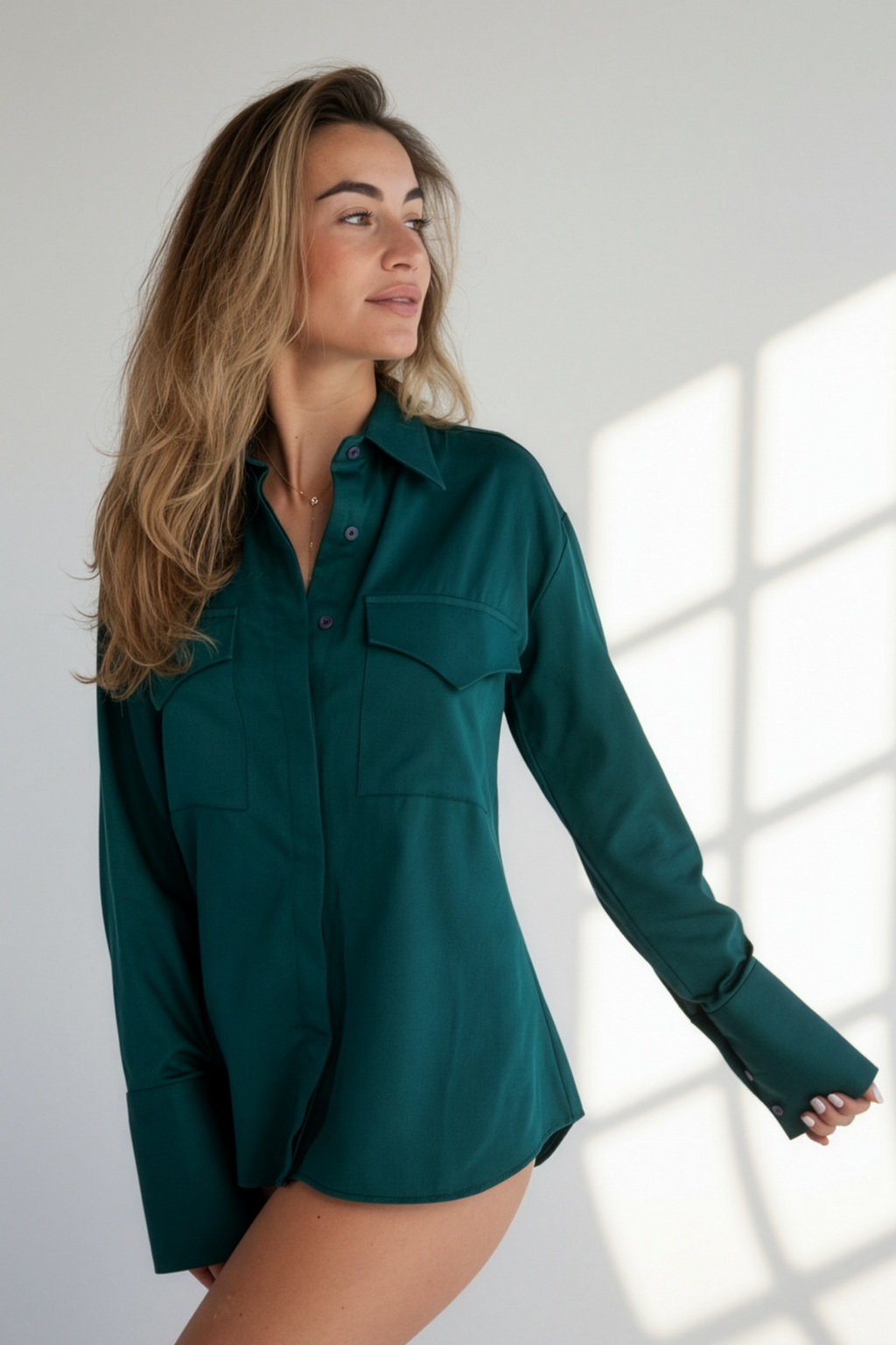 Košeľa NOBU Emerald | CĀVA PREMIUM WEAR by Loreen Label – Obrázok 5