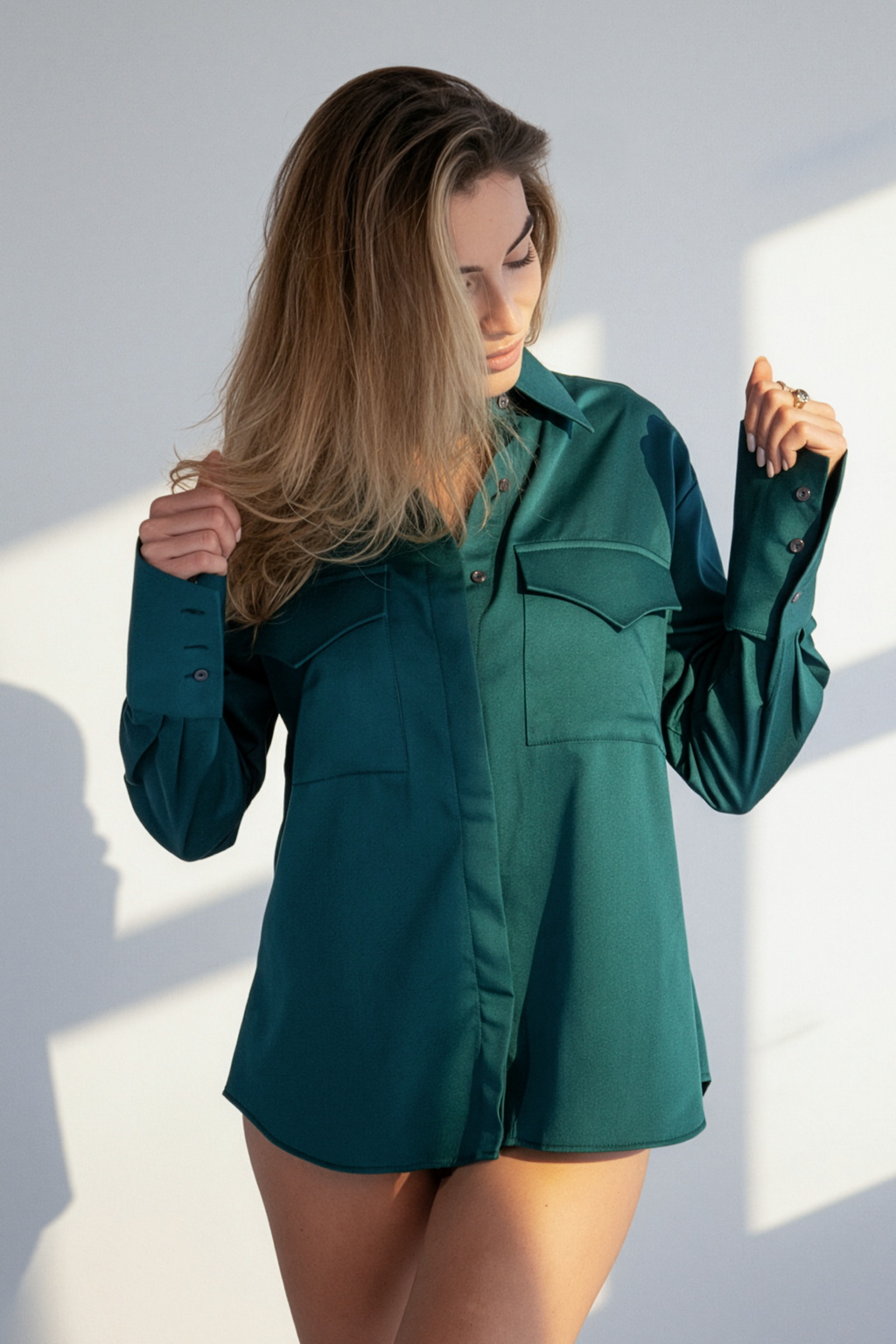Košeľa NOBU Emerald | CĀVA PREMIUM WEAR by Loreen Label – Obrázok 4