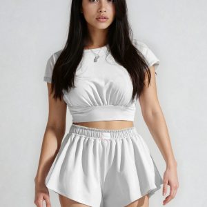 Bambusový Teplákový Komplet White CLOUD | Loreen Label